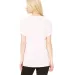 BELLA 8801 Womens Jersey Flowy Shirt in Soft pink back view