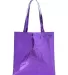 Liberty Bags FT003M Metallic Tote PURPLE front view