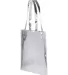Liberty Bags FT003M Metallic Tote SILVER side view