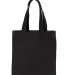 Liberty Bags OAD115 Small Canvas Tote BLACK front view