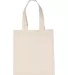 Liberty Bags OAD115 Small Canvas Tote NATURAL front view