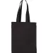 Liberty Bags OAD116 Medium Canvas Tote BLACK front view