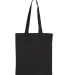 Liberty Bags OAD117 Large Canvas Tote BLACK back view