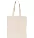 Liberty Bags OAD117 Large Canvas Tote NATURAL front view