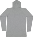 LA T 6917 Fine Jersey Long Sleeve Hooded Raglan T- in Heather