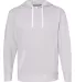 LA T 6779 Harborside Mélange French Terry Hooded  GRAY MELANGE front view