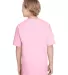 Gildan H000B Hammer™ Youth T-Shirt in Light pink back view