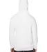Gildan HF500 Hammer™ Fleece Hooded Sweatshirt in White back view