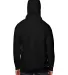 Gildan HF500 Hammer™ Fleece Hooded Sweatshirt in Black back view