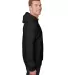 Gildan HF500 Hammer™ Fleece Hooded Sweatshirt in Black side view