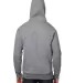 Gildan HF500 Hammer™ Fleece Hooded Sweatshirt in Graphite heather back view