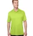 Gildan 488C00 Performance® Colorblock Sport Polo SAFETY GREEN front view