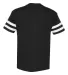 Gildan 5000VT Victory T-Shirt BLACK/ WHITE back view