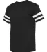 Gildan 5000VT Victory T-Shirt BLACK/ WHITE side view