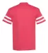 Gildan 5000VT Victory T-Shirt HEATHR RED/ WHT back view