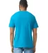 Gildan 67000 Softstyle CVC T-Shirt in Caribbean mist back view