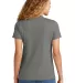 Gildan 67000L Softstyle Women's CVC T-Shirt in Gunmetal back view