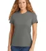 Gildan 67000L Softstyle Women's CVC T-Shirt in Gunmetal front view