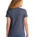 Gildan 67000L Softstyle Women's CVC T-Shirt in Navy mist back view