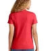 Gildan 67000L Softstyle Women's CVC T-Shirt in Red mist back view