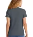 Gildan 67000L Softstyle Women's CVC T-Shirt in Steel blue back view
