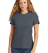 Gildan 67000L Softstyle Women's CVC T-Shirt in Steel blue front view
