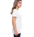 Gildan 67000L Softstyle Women's CVC T-Shirt in White side view