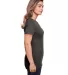 Gildan 67000L Softstyle Women's CVC T-Shirt in Gunmetal side view