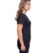 Gildan 67000L Softstyle Women's CVC T-Shirt in Navy mist side view