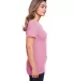 Gildan 67000L Softstyle Women's CVC T-Shirt in Plumrose side view