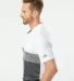 Adidas Golf Clothing A236 Merch Block Sport Shirt White/ Grey Three/ Grey Five side view
