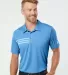 Adidas Golf Clothing A324 3-Stripes Chest Sport Sh Lucky Blue/ White front view