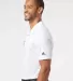 Adidas Golf Clothing A324 3-Stripes Chest Sport Sh White/ Black side view