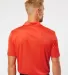 Adidas Golf Clothing A324 3-Stripes Chest Sport Sh Blaze Orange/ Black back view