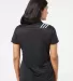 Adidas Golf Clothing A325 Women's 3-Stripes Should Black/ White back view