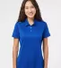 Adidas Golf Clothing A325 Women's 3-Stripes Should Collegiate Royal/ Grey Three front view