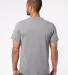 Adidas Golf Clothing A376 Sport T-Shirt Black Heather back view