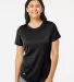 Adidas Golf Clothing A377 Women's Sport T-Shirt Black front view