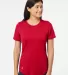 Adidas Golf Clothing A377 Women's Sport T-Shirt Power Red front view