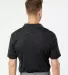Adidas Golf Clothing A402 Mélange Sport Shirt Black Melange back view