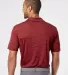 Adidas Golf Clothing A402 Mélange Sport Shirt Collegiate Burgundy Melange back view