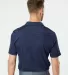 Adidas Golf Clothing A402 Mélange Sport Shirt Collegiate Navy Melange back view