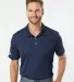 Adidas Golf Clothing A402 Mélange Sport Shirt Collegiate Navy Melange front view