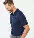 Adidas Golf Clothing A402 Mélange Sport Shirt Collegiate Navy Melange side view