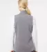 Adidas Golf Clothing A417 Women's Textured Full-Zi Grey Three back view