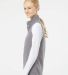 Adidas Golf Clothing A417 Women's Textured Full-Zi Grey Three side view