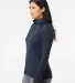 Adidas Golf Clothing A464 Women's Heathered Quarte Collegiate Navy Heather side view