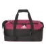 Adidas Golf Clothing A311 35L Weekend Duffel Bag Collegiate Burgundy/ Black front view