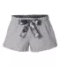 Boxercraft C41 Women’s VIP Cotton Bitty Boxer Charcoal Seersucker front view