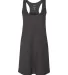 Boxercraft T83 Women's Sleepy Racerback Cover Up Charcoal front view